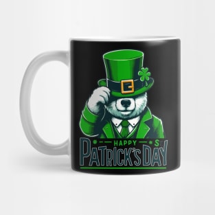 Happy st patricks day funny green bear Mug